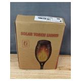 Solar Torch Lights Outdoor 6-Pack, LED Flicker Flame - Brand New