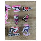 12 Croc Shoe Charms - Tap, Dance, Gymnastics, Tumbling - Brand New