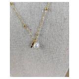 Auovkoca Necklace with Initial P Pendant - Brand New