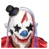 Evil Clown Adult Halloween Costume, OSFM - Brand New
