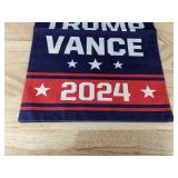 Trump Vance 2024 Yard Flag and 12 Trump 2024 Hand Flags - Brand New