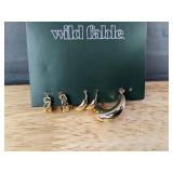 31 Pairs Wild Fable Nickel Free Pierced Earrings: Studs and Hoops - Brand New