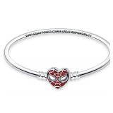 Sterling Silver .925 Bracelet with Spiderman Charm - Brand New