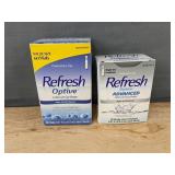 90 Single-Use Vials Refresh Optive Advanced Lubricant Eye Drops - Brand New