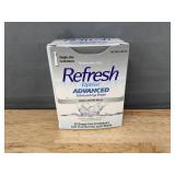 90 Single-Use Vials Refresh Optive Advanced Lubricant Eye Drops - Brand New