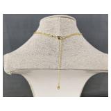 PAVOI Gold-Tone Layered Chain Necklace Set with Box - Brand New