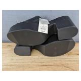 A New Day Ricky Heels Platform Sandals Size 14 Black - Brand New