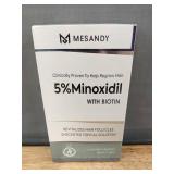 Mesandy 5 Percent Minoxidil with Biotin Hair Growth Topical Solution 60mL - Brand New