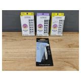 3 Kiss imPRESS Press-On Falsies Lash Sets with Tweezerman Tweezer - Brand New