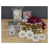 Birthday Party Decor: Spritz, Balloons, Bows, Candles, Etc. - Brand New