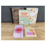Office Supplies: Notebooks, Therapy Notes, Planner, Sticky Notes - Brand New