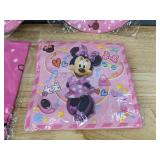 Minnie Mouse 3rd Birthday Party Supplies: Plates, Forks, Etc. - Brand New