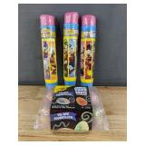 3 Disney Junior Mickey Sidewalk Chalk & Crayola Tie-Dye Chalk Eggs - Brand New