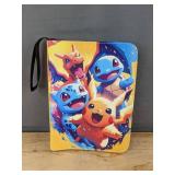 Pokemon Zippered Card Holder with Plastic Sleeves - Brand New