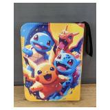 Pokemon Zippered Card Holder with Plastic Sleeves - Brand New