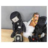 8 Horror Game Animation Model Building Figures Plush Toys - Brand New
