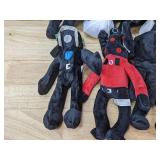 8 Horror Game Animation Model Building Figures Plush Toys - Brand New