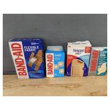 4 Boxes of Band-Aid and Nexcare Bandages - Brand New