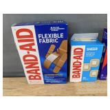 4 Boxes of Band-Aid and Nexcare Bandages - Brand New