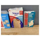 4 Boxes of Band-Aid and Nexcare Bandages - Brand New
