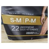 22 Depend Real-Fit Underwear for Men, S/M - Brand New