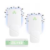 Onsinn Indoor UV Fly Trap 2-Pack with 12 Glue Cards - Brand New