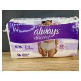 28 Always Discreet Underwear S/M Maximum - Brand New