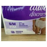 28 Always Discreet Underwear S/M Maximum - Brand New