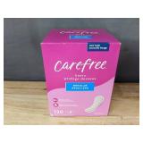 156 Carefree Liners and 28 Tampax Regular Radiant Tampons - Brand New