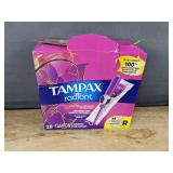 156 Carefree Liners and 28 Tampax Regular Radiant Tampons - Brand New