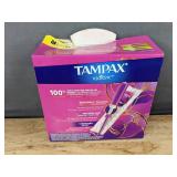156 Carefree Liners and 28 Tampax Regular Radiant Tampons - Brand New