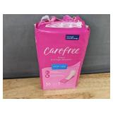 156 Carefree Liners and 28 Tampax Regular Radiant Tampons - Brand New
