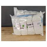 8 Rolls Glow In The Dark White Yarn With Crochet Needle - Brand New