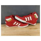 Adidas Hard Court Shoes Mens Size 10.5 Red White - New