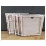 4 Fashion 10" x 10" Canvas Wall Art Prints - Brand New