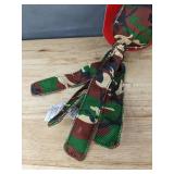KONG Wubba Camouflage Dog Toy, Reinforced Fabric Tug/Toss - Brand New