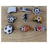 12 Soccer Croc Shoe Charms - Brand New