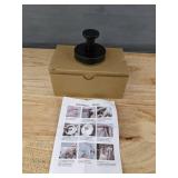 4 GMYOO Suction Cup Hooks for Shower and Bathroom, Black - Brand New
