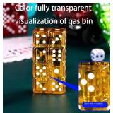 GAVIK Dice Shape Windproof Torch Lighter in Green - Brand New