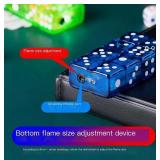 GAVIK Dice Shape Windproof Torch Lighter in Green - Brand New