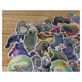 50 Manatee Stickers - Brand New