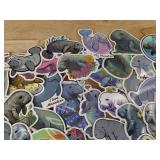 50 Manatee Stickers - Brand New