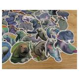 50 Manatee Stickers - Brand New