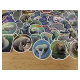 50 Manatee Stickers - Brand New