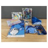 Disney Stitch Birthday Party Supplies: Balloons, Banners, Tablecloth, Decor - Brand New