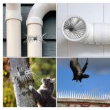 Stainless Steel Animal Deterrent Spikes for Birds and Squirrels