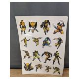 8 Sheets Wolverine Temporary Tattoos, Assorted Designs - Brand New