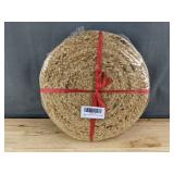 Set of 10 Natural Jute Round Woven Placemats, 12" & 15" - Brand New