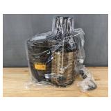 QCen Juicer Machine 500W Centrifugal Juicer Extractor, Gold - Brand New