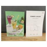 QCen Juicer Machine 500W Centrifugal Juicer Extractor, Gold - Brand New